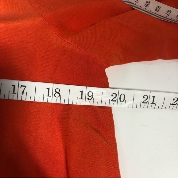 B. Young Francina Blouse Long Sleeve Orange, size 36 - Picture 9 of 9
